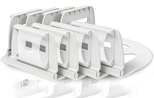 JARUFEE Upgrade Bed Sheet Holders for Corners - 4 Pack One-Time Installation Sheet Locks, Heavy Duty Fitted Sheet Clips to Keep Sheets Tight & Firm, No-Lift Mattress Sheet Grippers, Universal Fit
