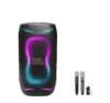 JBL PartyBox 130 Portable Party Speaker with Wireless Mic Pair Kit - Black