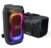 JBL PartyBox 330 Portable Party Speaker with divvi Transport Bag Kit - Black