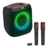 JBL PartyBox Encore Essential 2 Portable Speaker Bundle with EasySing Mics