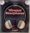 JC Gadgets Wireless Bluetooth Headphones with LED Lights, White