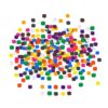 JCRBILW 1cm Cubes, Sorting Toys, Assorting Colors, Manipulatives, for Classroom, Family Crafts, Supplies, 500pcs