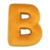 JCRBILW Letter Hugging Cushion for Kids Sleep Aid Soft Throw Pillow for Living Room, B Shape