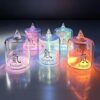 jcwwolk 5pcs Noble Gas Plasma Tube Set, 3.9" Element Cubes, He Ne Ar Kr Xe Rare Gas Discharge Spectrum Tubes, Science Education, Classroom Display, Collection & Gift Without Excitation Base