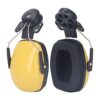Jenivaint Hard Hat Ear Muff Noise PVC Sponge Helmet Mounted Ear Defenders 1 Pair Sound Insulation Cap Mounted Protectors for Construction Manufacturing Home Use