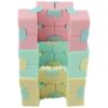 Jenivaint Infinite Cube Fidget Toy Set Plastic Mini Decompression Puzzle 3 Pcs Improve Focus Reduce Restlessness Portable Desk Toy for Office Staff Adults Study Work