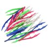 Jenivaint Non Slip Bead Tweezers, Plastic Craft Tweezers 20pcs 11cm for Beading Jewelry Making, Fine Tip Grip, Lightweight Handling, Fine Motor Practice for Kids Classrooms DIY