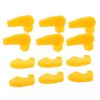 Jenivaint Rim Scratch Guard Duck Head Insert, Plastic Tire Changer Rim Protectors Set of 6 Pairs, Mount Demount Protection, Universal Fit for Car Motorcycle Tire Repair