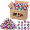 Jerify 200 PCS Mini Fidget Spinner Bulk - Rainbow Colorful Stress Relief Sensory Toys Fidget Spinner for Kids Teens Adults - Classroom Prizes, Party Favors, Pinata Filler, Gift Bag Stuffer