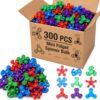 Jerify 300 Pcs Mini Fidget Spinner Bulk for Party Favors Stress Relief Sensory Toys for Birthday Goodie Bag Stuffers Autistic Kids Adults Classroom Rewards Prizes Party Games