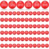 Jerify 72 Pcs Bulk Stress Balls for Adults Motivational Quotes Stress Balls Colorful Foam Ball Hand Exercise Small Therapy Fidget Relief Anxiety Toys for Coworkers Gifts Party Favors(Red)