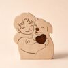 Jessruly Personalised Jigsaw Puzzle – Wooden Keepsake Box & Puzzle with Custom Name Option, Thoughtful Gift for Special Occasions (C)