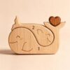 Jessruly Personalised Jigsaw Puzzle – Wooden Keepsake Box & Puzzle with Custom Name Option, Thoughtful Gift for Special Occasions (2P)