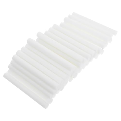 JEWEDECO Humidifier Cotton Sticks Replacement Wicks Ready to Use 60pcs White Fiber Cotton Material Subtle Fragrance Release for Small Portable Diffuser and Essential Oil Diffuser