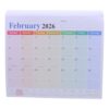 JEWEDECO Magnetic Fridge Calendar Planner 18-month Monthly Refrigerator Calendar from Jan 2026 to June 2027 with Large Writing Spaces and Magnetic Attachment for Home and Office Use