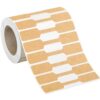 Jewelry Display Cards 10 Rolls 500 Stickers/Roll Self-Adhesive Jewelry Price Labels Display Tool Necklace Ring Price Tags Multicolor Kraft Paper Blank Bracelet Hangtags