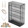 Jewelry Holder - Clear Acrylic Stand with Drawers