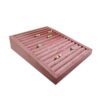 Jewelry Towers Velvet Ring Display Stand Vertical Jewelry Organizer Tray