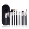 JFELDDIE 14 Classic Black Handle Silver Tube High Cost Performance Professional Makeup Brush Set