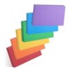 JIANTA Colored Index Cards 3x5 Inch, 300PCS Lined Flash Cards, Ruled Note Cards, 150GSM Thick Double-Sided Study Cards, 6 Bright Colors for School, Classroom, Office, Learning & Home