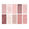Jianyiihuly Material Book, Retro Notebook Decoration Collage Material, Diary, DIY Production, Handicrafts Pink