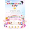 JIANZHEN Kindergarten Preschool Graduation Gifts for Girls 2026 Kindergarten Pre-K Grad Bracelet with Card Present Box for Daughter Granddaughter Niece Students (Colorful-Kindergarten)