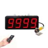 JIAWANSHUN 4" LED Counter 9999 IR Sensor for Conveyor Belt Counting