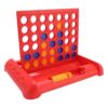 Jiawu 4 in A Row Game, 3D Structure Flip Rules Four in A Row Game, Line Up 4 with 42 Chess Pieces Reversible Board for Kids Family