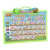 Jiawu English Alphabet Poster for Kids, Smart Touch Activated Electronic Alphabet Wall Chart, Talking ABC Wall Chart with Audio Learning Drawing Functions for Children Ages 3 8