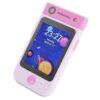 Jiawu Kids Smart Phone Toy 2.8 Inch Portable Toddler Play Phone with 180° Flip Camera for Fun Activities (Light Pink)