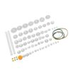 Jiawu Plastic Gears Kit with Durable and Crown Gears for DIY Robot Toy Parts (75 Kinds Gear kit)