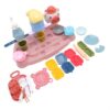 Jiawu Play Set, Noodle Maker Tool Kit for Kids with 5 12 Modeling Clays 24 Accessories for Creative Play and Family Bonding