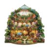 Jigfoxy Wooden Puzzle for Adults, Sky Garden Jigsaw Puzzles for Adult, Unique Animal Shape Wood Cut Puzzles, Christmas Thanksgiving Gifts for Friends Family (M-11.4 * 11.4in-185pcs)