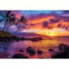 Jigsaw Puzzle 1000 Piece for Adults, Beach Puppy Summer Ocean Ball View, Lovely Animal Pattern Craft, Household Desktop Decor, Family Night Birthday Leisure Toy