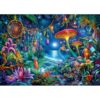 Jigsaw Puzzle 1000 Piece for Adults, Mystic Forest Dreamcatcher Giant Mushroom Scenery, Back Letter Mark for Easy Sorting, Home Decor, Adults & Seniors Unique Hobby Collection Toy