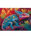 Jigsaw Puzzle 500 Pieces, Chameleon Puzzle, Puzzles for Adults 500 Pieces and up, Paper Jigsaw Puzzle for Adults and Families, Pieces Fit Together Perfectly, Smooth Edging, Leisure Animal Puzzle
