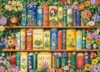 Jigsaw Puzzles for Adults 1000 Piece Puzzle for Adults 1000 Pieces Puzzle 1000 Pieces-Colorful Flower Bookshelf