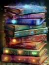 Jigsaw Puzzle Vintage Enchanted Hardcover Book Stack Art 1000 Pieces Mystic Study Decor