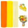 jijAcraft 300Pcs Pipe Cleaners Chenille Stems, Orange Yellow Pipe Cleaners