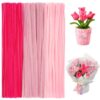 jijAcraft 300Pcs Pipe Cleaners Chenille Stems, Pink Assorted Pipe Cleaners