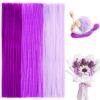 jijAcraft 300Pcs Pipe Cleaners Chenille Stems, Purple Shades Pipe Cleaners