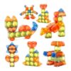 JINHUDIE Magnetic Building Blocks (1.38 inches) - Magnetic Blocks for Kids Ages 3-8. These STEM Educational Preschool Magnetic Tiles Make for Boys and Girls Aged 3 and up.