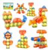 JINHUDIE Magnetic Building Blocks (1.38 inches) Magnetic Tiles - 3D Building Blocks for Toddlers 1-3 & Kids Ages 4-8, STEM Educational Magnetic Toys