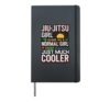 Jiu-Jitsu Girl Dictionary Definition Hardcover Journal, Black