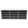 JLYNOWPT 12-Slots Classroom Mailbox PVC Literature Organizer Mail Sorter