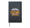 Jogging is a Feeling you can't Understand Hardcover Journal, Black