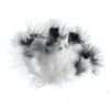 John Bead Marabou Feathers 4-6 Inches (18 Grams) White/Black Fluffy Craft Feather for DIY Arts & Crafts, Decorations, Dream Catcher Supplies