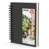joibabe Mixed Media Sketchbook, 160 GSM 60 Sheets Spiral Bound Drawing Pad for Pencil, Pen, Watercolor, Acrylic & Ink – 5.5" x 8.5", Acid-Free Art Journal for Artists, Students & Beginners