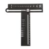 JOINPAYA Aluminum Alloy Multifunction Drafting Ruler Kit with Precision Measurement and Portable Design, for Classroom Lessons and Outdoor Measuring, Drawing Tools for Geometry