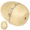 JOINPAYA Mechanical Egg Shaped Kitchen Timer Lightweight Abs and Iron Material for Measuring Baking Time with Visual Countdown Suitable for Home and Classroom Activities